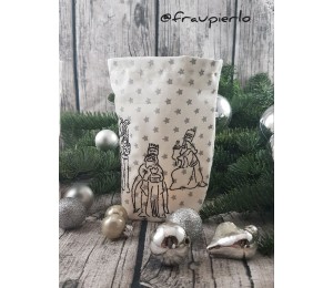 Stickserie ITH - Lichtbeutel Krippenspiel